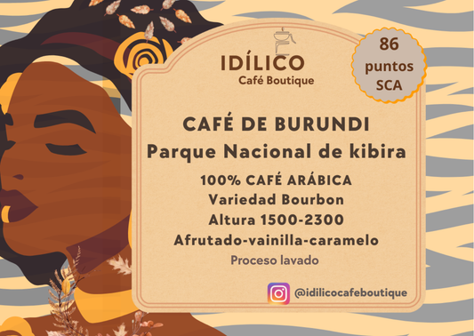 Café de Burundi 250Grs. Parque Nacional de Kibira