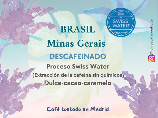 Café Descafeinado de Brasil 250Grs. Swiss Water