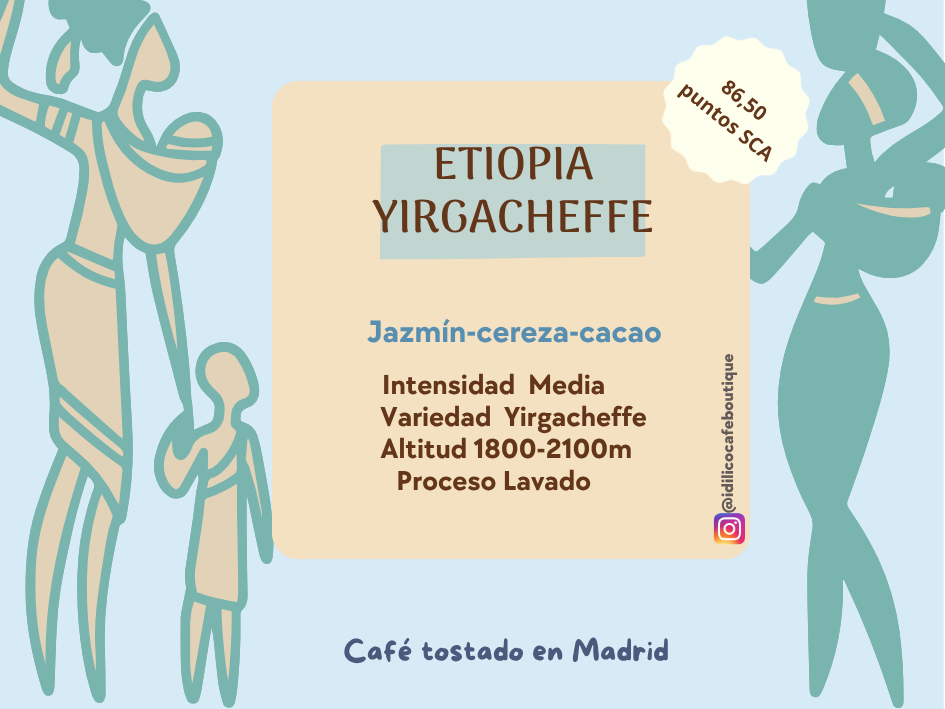 Café de Etiopía 250Grs. YIRGACHEFFE