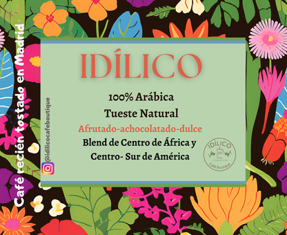 Idílico Blend  500 Grs. Blend de Orígenes 100%Arábica
