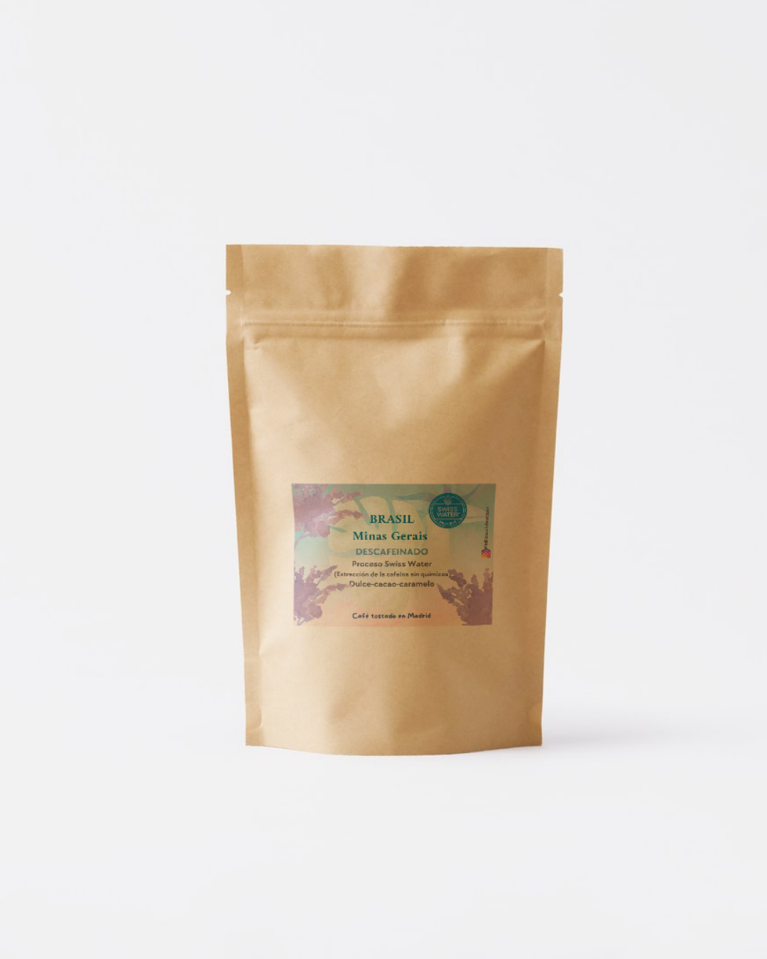 Café Descafeinado de Brasil 250Grs. Swiss Water